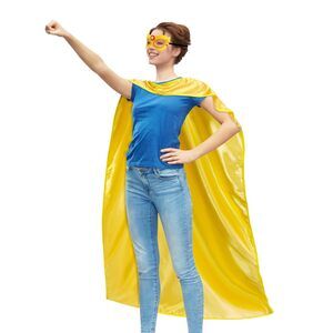 4911 Adult Super Hero Capes And Mask For Superhero Costume
